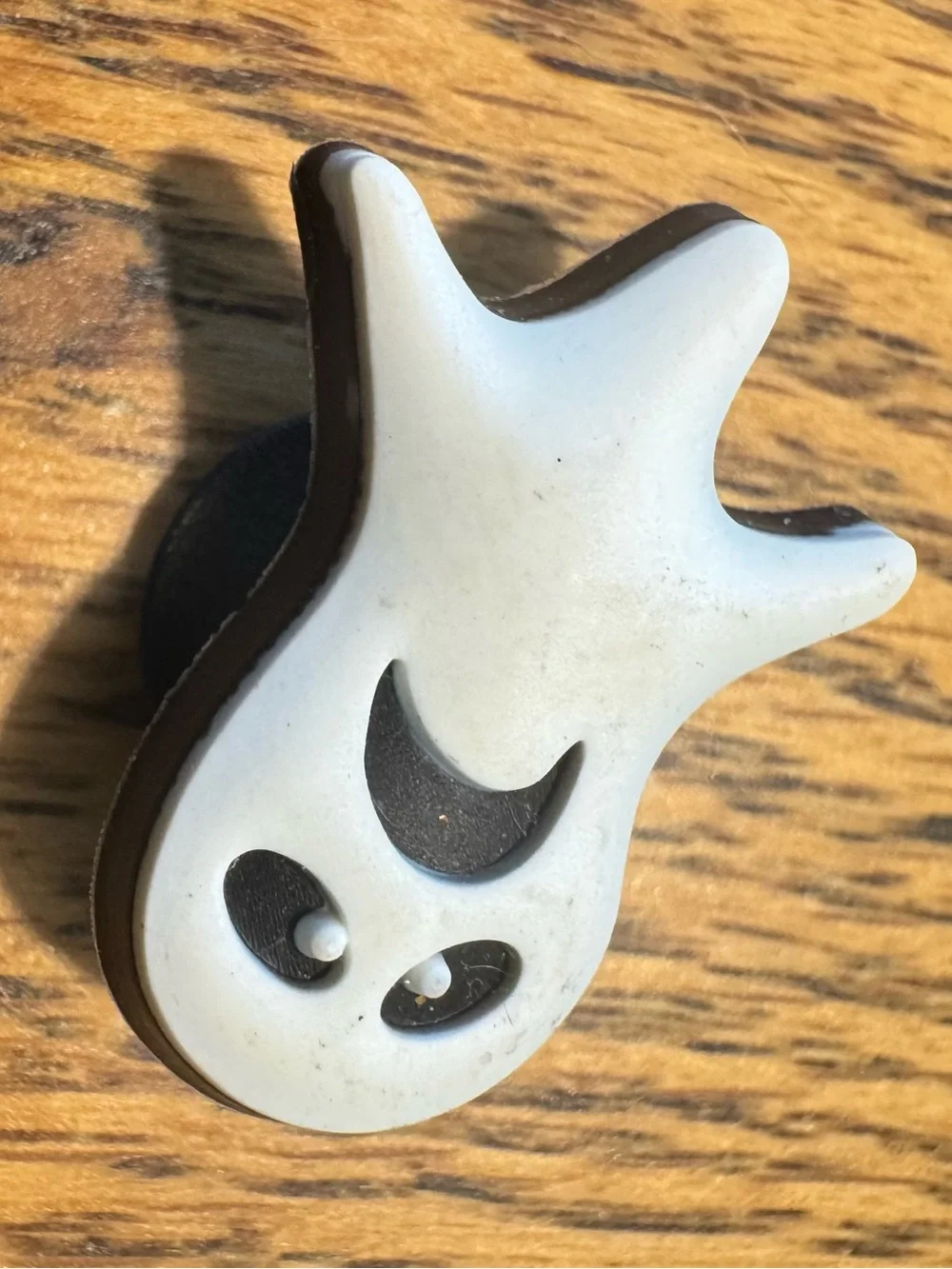 Jibbitz White Ghost Shoe Charms - Playful Faces, Y2K, Vintage